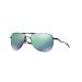 Tailpin - Satin Black - Jade Iridium Lens Sunglasses-No Color