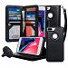 navor Magnetic Detachable Wallet Case & Car Mount FOR Phone 8 Plus -5.5 Inch [JOOT-3L] - Black
