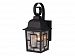OW37563TB - Vaxcel Lighting - Vista - 6 Outdoor Wall Sconce Textured Black Finish with Water Glass - Vista