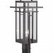 P540010-020 - Progress Lighting - Boxwood - One Light Outdoor Post Lantern Antique Bronze Finish with Clear Seeded Glass - Boxwood