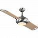 P2596-8130K - Progress Lighting - Edisto - 54 Inch Indoor/Outdoor Ceiling Fan Antique Nickel Finish with Oatmeal Blade Finish with White Opal Glass - Edisto
