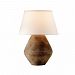 PTL1011 - Troy Lighting - Calabria - One Light Table Lamp Rustco Finish with Off-White Linen Shade - Calabria