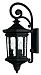 1604MB - Hinkley Lighting - Raley - Three Light Outdoor Wall Mount 40W Candelabra Museum Black Finish with Clear Waterglass - Raley