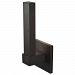 20045LEDDMG-BL/ACR - Access Lighting - Vertical - 11 Inch 12.4W 1 LED Outdoor Wall Mount Black Finish with Acrylic Glass - Vertical