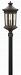 1601OZ - Hinkley Lighting - Raley - Four Light Outdoor Post Mount 40W Candelabra Oil Rubbed Bronze Finish with Clear Water Glass - Raley