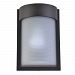 20041LEDMG-BRZ/RFR - Access Lighting - Destination - 10.23 Inch One Light Outdoor Bulkhead Wall Mount Integrated LED Bronze Finish with Ribbed Frosted Glass - Destination
