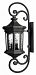 1609MB-LL - Hinkley Lighting - Raley - Four Light Outdoor Extra Large Wall Mount 5W LED Candelabra Museum Black Finish with Clear Waterglass - Raley