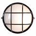 20296-BL/FST - Access Lighting - Nauticus - 9.5 Inch One Light Outdoor Bulkhead Wall Mount A-19 E-26 Incandescent Black Finish with Frosted Glass - Nauticus