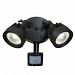20785LED-BL - Access Lighting - Guardian - 11.5 Inch 21W 2 LED Outdoor Spotlight with Motion Sensor Black Finish - Guardian
