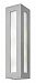 2195TT-GU24 - Hinkley Lighting - Dorian - One Light Large Outdoor Wall Mount 18W GU24 Titanium Finish with Clear/Painted White Glass -