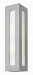 2195TT-LED - Hinkley Lighting - Dorian - One Light Large Outdoor Wall Mount 23W LED Titanium Finish with Clear/Painted White Glass -