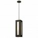 2192BZ-GU24 - Hinkley Lighting - Dorian - 18.3 15W 1 Outdoor Pendant 18W GU24 Bronze Finish with Clear Painted White Glass -