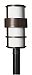 1901MT - Hinkley Lighting - Saturn - 21.8 Inch One Light Outdoor Post Mount 100W Medium Base Metro Bronze Finish with Etched Opal Glass - Saturn