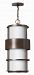 1902MT-LED - Hinkley Lighting - Saturn - 21.3 Inch One Light Outdoor Hanging Lantern 30W LED Metro Bronze Finish with Etched Opal Glass - Saturn