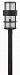 1901SK - Hinkley Lighting - Saturn - 21.8 Inch One Light Outdoor Post Mount 100W Medium Base Satin Black Finish with Clear Seedy Glass - Saturn