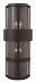 1909SK - Hinkley Lighting - Saturn - 20.5 Inch Outdoor Wall Mount 75W Medium Base Satin Black Finish with Clear Seedy Glass - Saturn