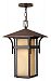 2572AR-GU24 - Hinkley Lighting - Harbor - One Light Outdoor Hanging Lantern 26W GU24 Anchor Bronze Finish - Harbor
