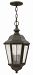 1672OZ-LL - Hinkley Lighting - Edgewater - Three Light Outdoor Hanging Lantern 5W LED Candelabra BaseOil Rubbed Bronze Finish with Clear Seedy Glass - Edgewater
