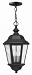 1672BK-LL - Hinkley Lighting - Edgewater - Three Light Outdoor Hanging Lantern 5W LED Candelabra BaseBlack Finish with Clear Seedy Glass - Edgewater