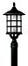 1801OP - Hinkley Lighting - Freeport - 20.25 Inch One Light Outdoor Post Mount 100W Medium Base Olde Penny Finish with Etched Seedy Glass - Medium Base Lamping -