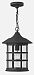 1802BK-LED - Hinkley Lighting - Freeport - 14 Inch One Light Outdoor Hanging Lantern 15W LED Black Finish with Clear Seedy Glass -