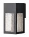 1780SK - Hinkley Lighting - Rook - 9.5 One Light Outdoor Small Wall Mount 50W GU10 Base Satin Black Finish with Clear Seedy Glass -