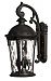 1898BK-LED - Hinkley Lighting - Windsor - 20.75 Medium Outdoor Wall Mount 15W LED Black Finish with Clear Water Glass -