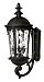 1894BK - Hinkley Lighting - Windsor - 25.5 Inch Outdoor Wall Mount 40W Candelabra Base Black Finish with Clear Water Glass -