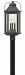 1851DZ-LL - Hinkley Lighting - Anchorage - 24.25 Inch Three Light Outdoor Post Mount 5W LED Candelabra Base Aged Zinc Finish with Clear Glass -