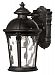 1890BK-LED - Hinkley Lighting - Windsor - 12.5 One Light Small Outdoor Wall Mount 15W LED Black Finish with Clear Water Glass -