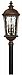 1921RK - Hinkley Lighting - Windsor - 34.8 Inch Outdoor Post Mount 40W Candelabra Base River Rock Finish with Clear Optic Water Glass -