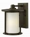 1910OZ-LED - Hinkley Lighting - Hudson - 9.8 One Light Outdoor Wall Mount 15W LED Oil Rubbed Bronze Finish with Etched Opal Glass -