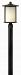 1911OZ-LED - Hinkley Lighting - Hudson - 16.8 One Light Outdoor Post Mount 15W LED Oil Rubbed Bronze Finish with Etched Opal Glass -