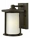 1910OZ - Hinkley Lighting - Hudson - 9.8 One Light Outdoor Wall Mount 100W Medium Base Oil Rubbed Bronze Finish with Etched Opal Glass -