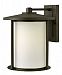 1915OZ - Hinkley Lighting - Hudson - 13.5 Inch One Light Outdoor Wall Mount 100W Medium Base Oil Rubbed Bronze Finish with Etched Opal Glass -