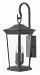 2366MB - Hinkley Lighting - Bromley - 24.75 Inch Three Light Outdoor Medium Wall Mount Museum Black Finish with Clear Glass -