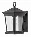 2368MB - Hinkley Lighting - Bromley - One Light Outdoor Mini Wall Mount Museum Black Finish with Clear Glass -