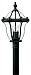 2441MB - Hinkley Lighting - San Clemente - 23 Inch Large Outdoor Post Museum Black Finish - San Clemente