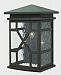 2435OZ - Hinkley Lighting - Clayton - Three Light Large Outdoor Wall Mount Oil Rubbed Bronze Finish with Clear Water Panel Glass -