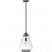 2512DZ - Hinkley Lighting - Finley - One Light Outdoor Hanging Lantern Aged Zinc Finish -