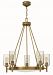 3385HB - Hinkley Lighting - Collier - 30.75 Five Light Chandelier Heritage Brass Finish -