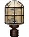 341797-POST - Besa Lighting - Costaluz 3417 Series - One Light Outdoor Post Mount Bronze Finish with Smoke Glass -