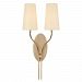 3712-AGB - Hudson Valley Lighting - Rutland - Two Light Wall Sconce Eco-Paper Aged Brass Finish -