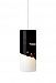 HS585BGSCLEDMPT - LBL Lighting - Rio - One Light Pendant Satin Nickel Finish with Brown/Gray Glass - Monopoint LED - Rio