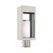 20984-91 - Livex Lighting - Bleecker - One Light Outdoor Post Top Lantern with Satin Opal White Glass Brushed Nickel Finish with Off Fixture Size: 16.5" - Bleecker