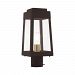 20853-07 - Livex Lighting - Oslo - One Light Outdoor Post Top Lantern Bronze Finish with Clear Glass - Oslo
