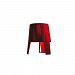 D5-4001RED - ZANEEN design - Dress - 15 Inch One Light Table Lamp Red Finish - Dress