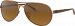 Feedback - Rose Gold - Brown Gradient Polarized Lens Sunglasses