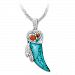 Native Spirit Native American-Inspired Handcrafted Turquoise Pendant Necklace