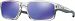 Chainlink - Polished Clear - Violet Iridium Lens Sunglasses-No Color
